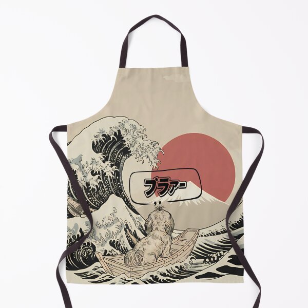 Item preview, Great Wave Shih Tzu Japanese Art designed and sold by The Art of Kkatarynka.