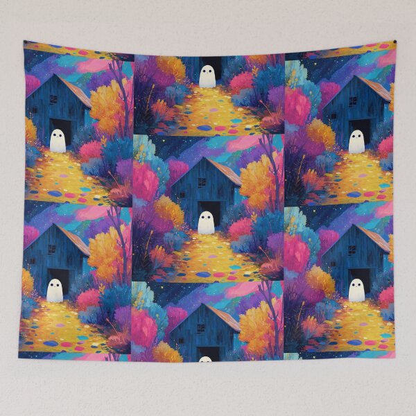 Item preview, Adorably Haunted barn designed and sold by MendaciousMina.