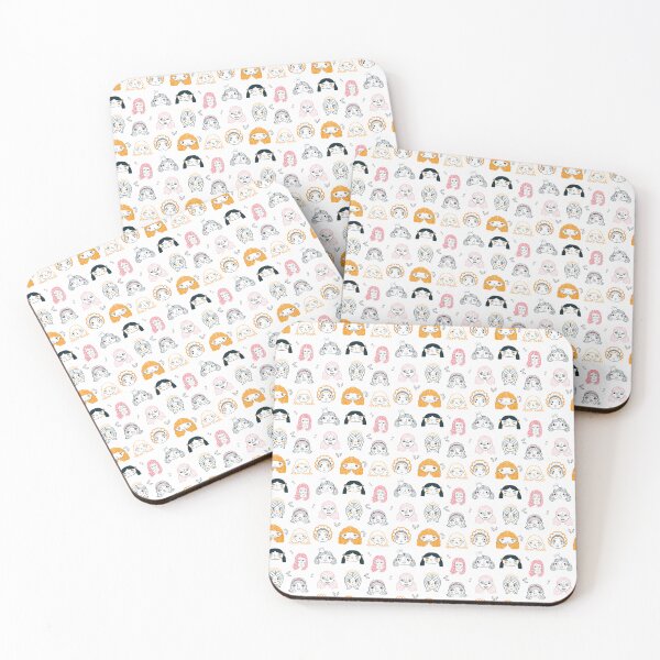 Item preview, Pattern faces designed and sold by shanaz00ilustra.