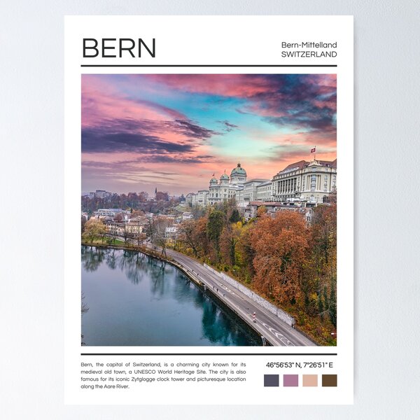 Artikelvorschau, Bern - Schweiz - Fotografie entworfen und verkauft von StudioRedKoala.