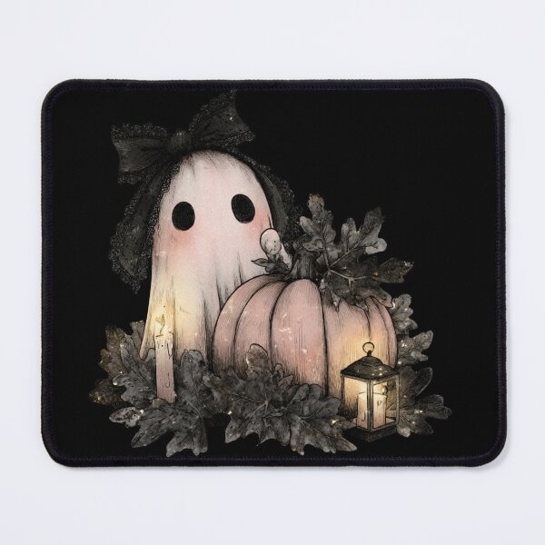 Item preview, Ghost with lace bow designed and sold by MendaciousMina.
