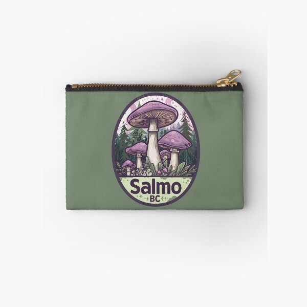 Item preview, Salmo BC Mushroom Forest Art, British Columbia Whimsical Fungi & Nature Magic Illustration designed and sold by meganohm.
