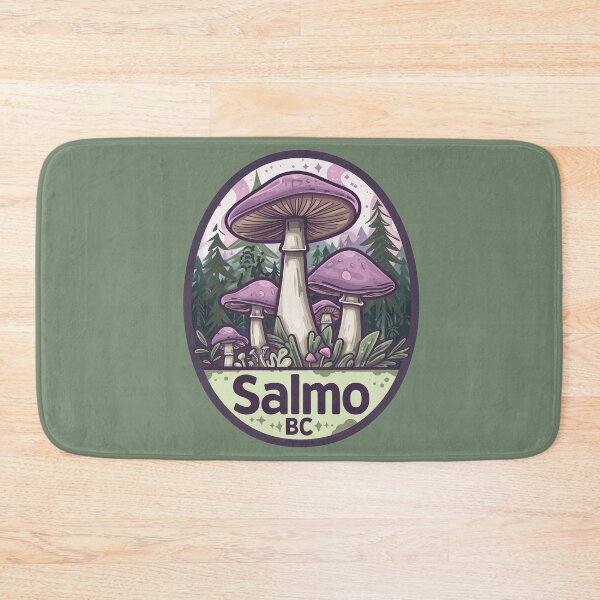 Item preview, Salmo BC Mushroom Forest Art, British Columbia Whimsical Fungi & Nature Magic Illustration designed and sold by meganohm.
