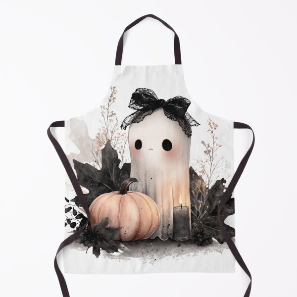 Item preview, Ghost with lace bow designed and sold by MendaciousMina.