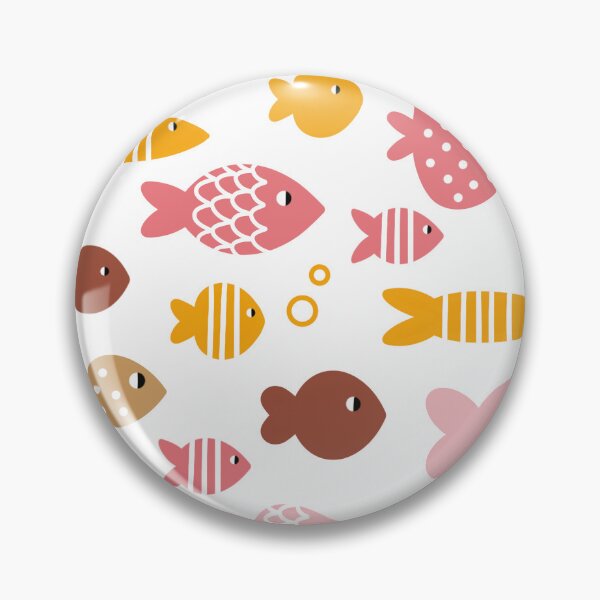 Item preview, Pattern colorful fish in the ocean designed and sold by shanaz00ilustra.