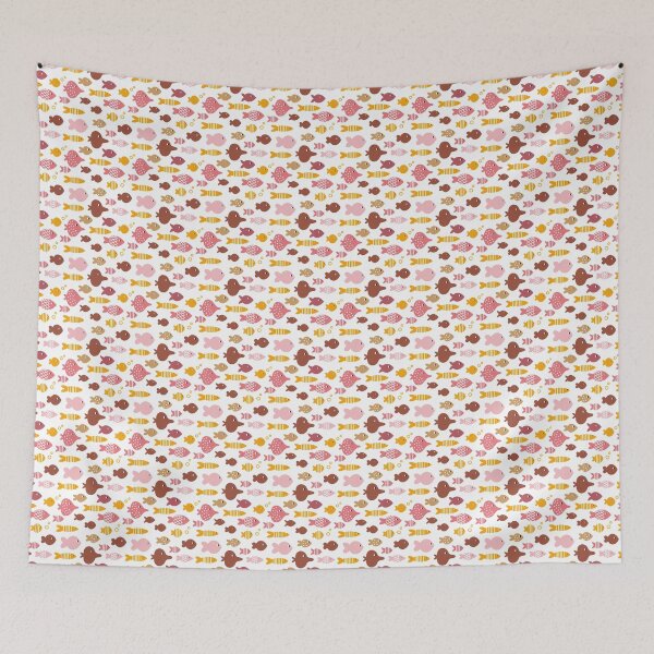 Item preview, Pattern colorful fish in the ocean designed and sold by shanaz00ilustra.