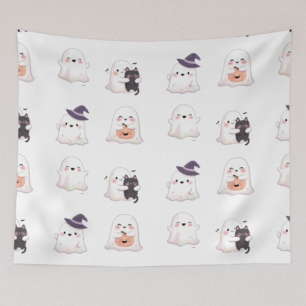 Item preview, Ghost sticker pack designed and sold by MendaciousMina.