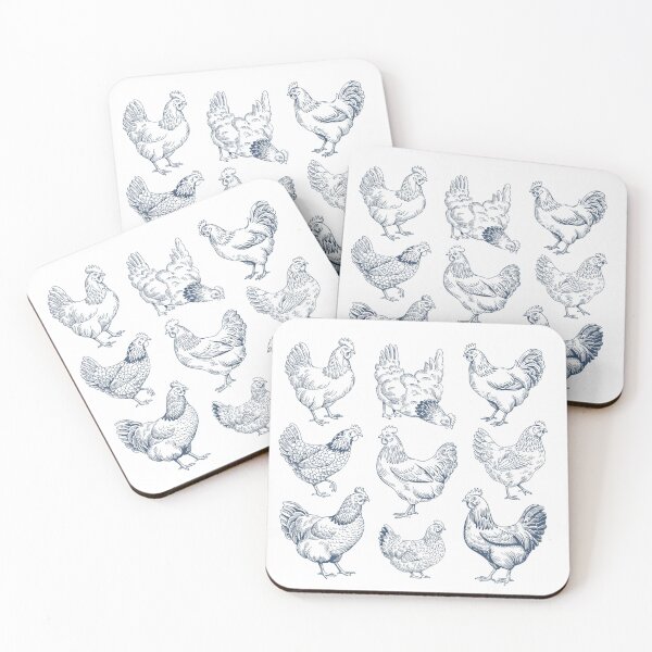 Item preview, Boho Chickens designed and sold by oasisbt.