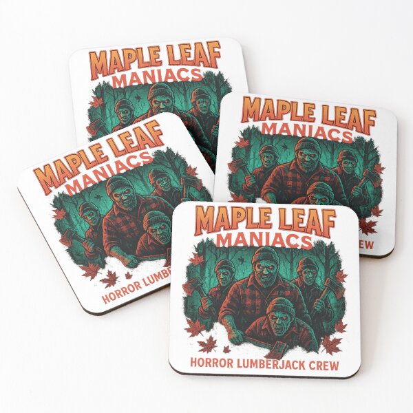 Item preview, “Maple Leaf Maniacs – Horror Lumberjack Crew” Design designed and sold by Rare Plus Apparel!.