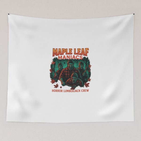 Item preview, Diseño de “Maple Leaf Maniacs – Horror Lumberjack Crew” designed and sold by Rare Plus Apparel!.