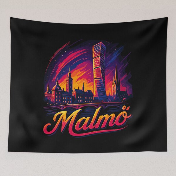 Item preview, Malmö city Sweden cool epic gift designed and sold by Pineapple-Tree.