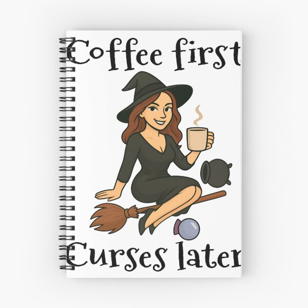 Item preview, Funny Witch Coffee Quote Shirt – Coffee First Curses Later Sarcastic Witchy Humor Design designed and sold by DeanBlacksmith.