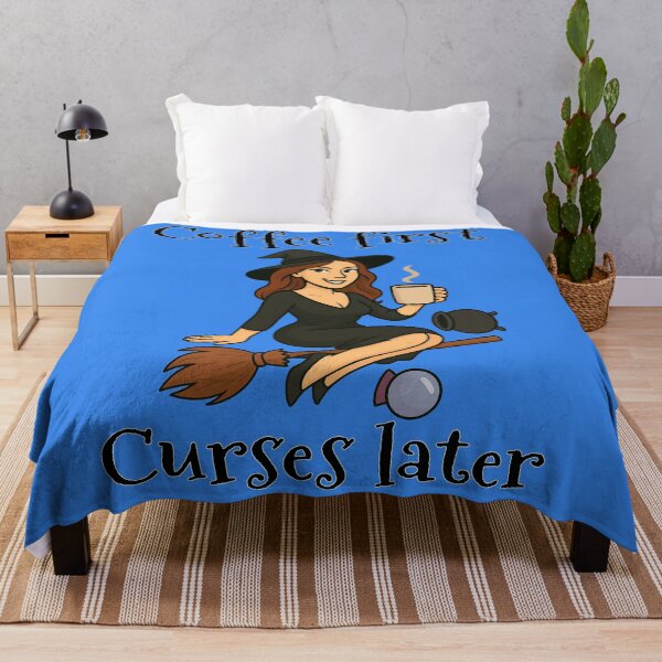 Item preview, Funny Witch Coffee Quote Shirt – Coffee First Curses Later Sarcastic Witchy Humor Design designed and sold by DeanBlacksmith.