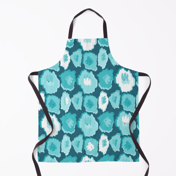Item preview, Teal Bob Cat Fur Seamless Repeat designed and sold by Sharon Schwalbe.
