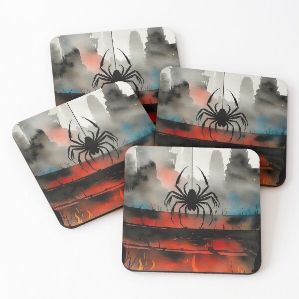 Item preview, Abstract art with spider designed and sold by QuanntixArt.
