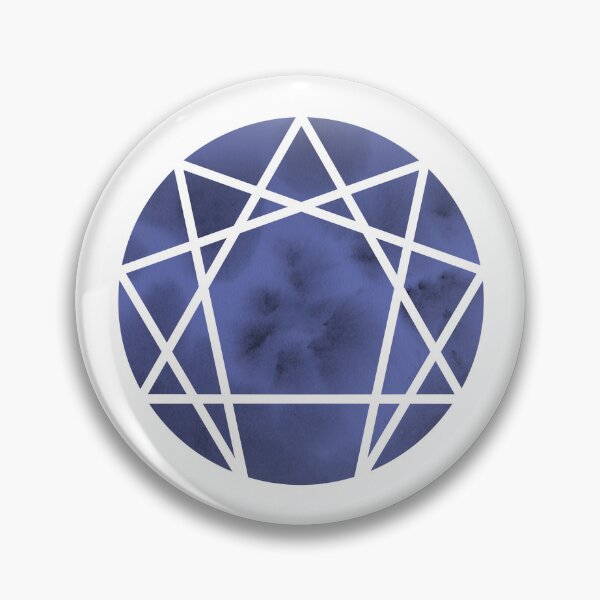 Item preview, Blue Enneagram designed and sold by shanaz00ilustra.