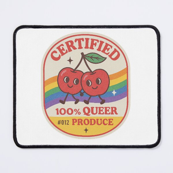Item preview, Certified 100% Queer Produce designed and sold by SnugBugz.