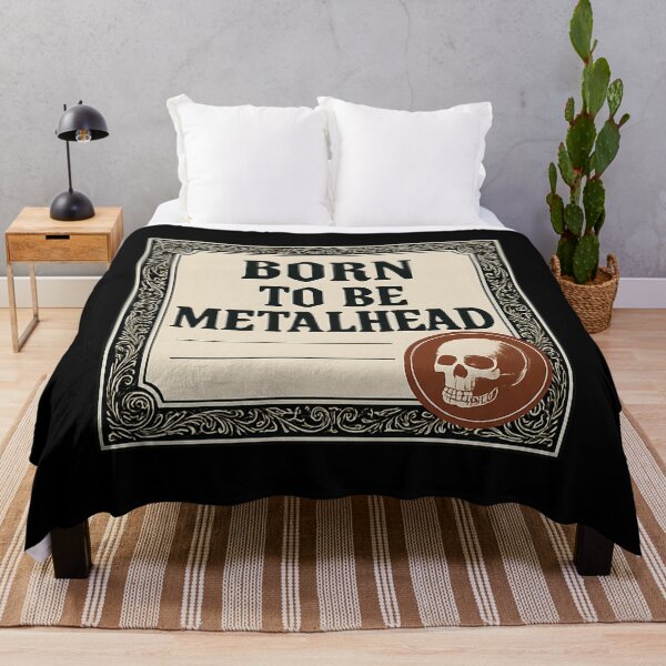 Item preview, Metalhead Slogan Born To Be Metalhead designed and sold by pezesdadssi9.