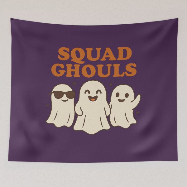 Item preview, Squad Ghouls – Funny Ghost Squad Halloween Pun  designed and sold by BloomKind.