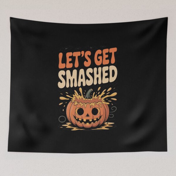 Item preview, Let's Get Smashed Pumpkin designed and sold by Enea Kelo.