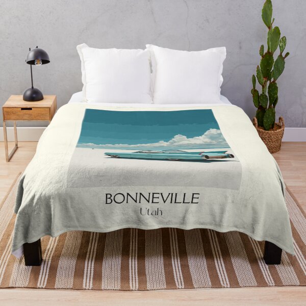 Item preview, Bonneville Salt Flats Utah Poster | Vintage Land Speed & Classic Car Wall Art designed and sold by TuncGK.