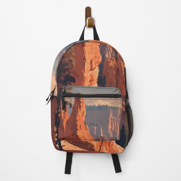 Item preview, Bryce Canyon National Park Poster | Vintage Hoodoos & Sunset Wall Art designed and sold by TuncGK.