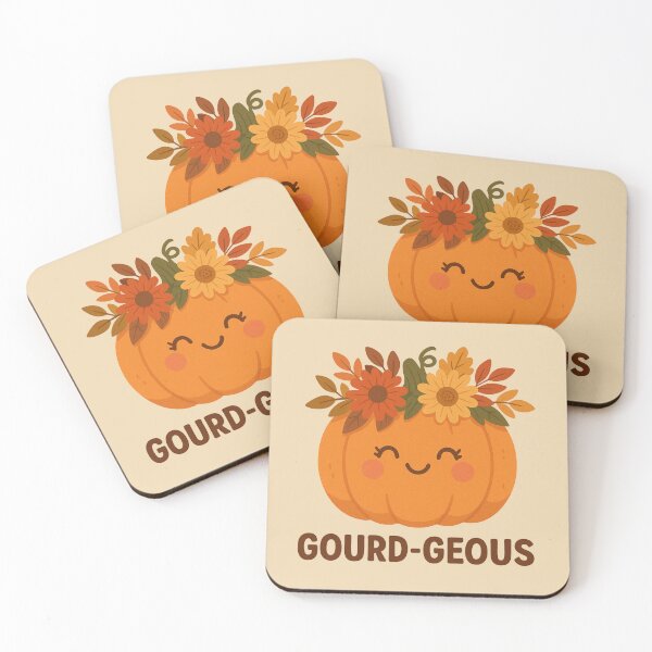 Item preview, Gourd-geous – Glam Pumpkin Halloween Pun ✨ designed and sold by BloomKind.