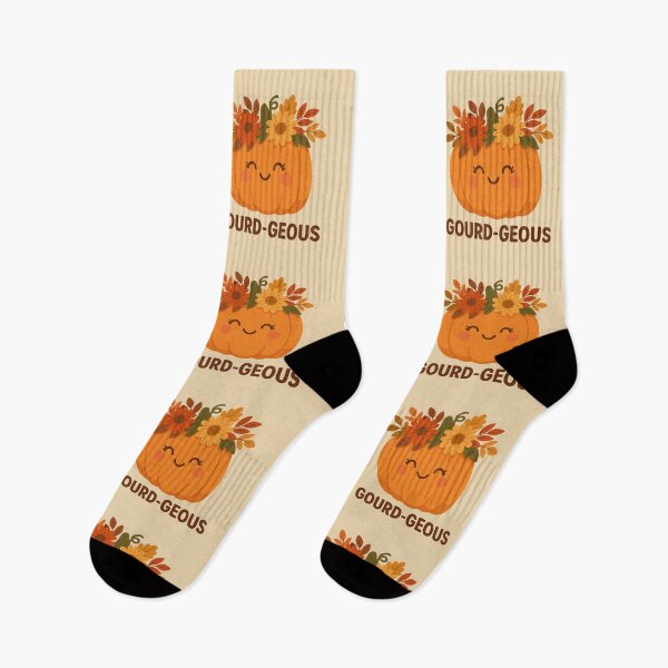Item preview, Gourd-geous – Glam Pumpkin Halloween Pun ✨ designed and sold by BloomKind.