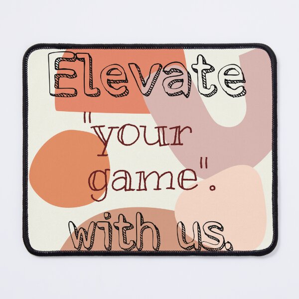 Item preview, Elevate Your Game Motivational Quote designed and sold by Yadori.
