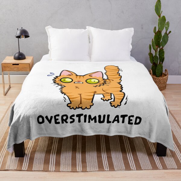 Item preview, Overstimulated - Cat designed and sold by Danni Doodles.