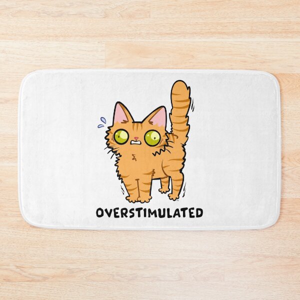 Item preview, Overstimulated - Cat designed and sold by Danni Doodles.