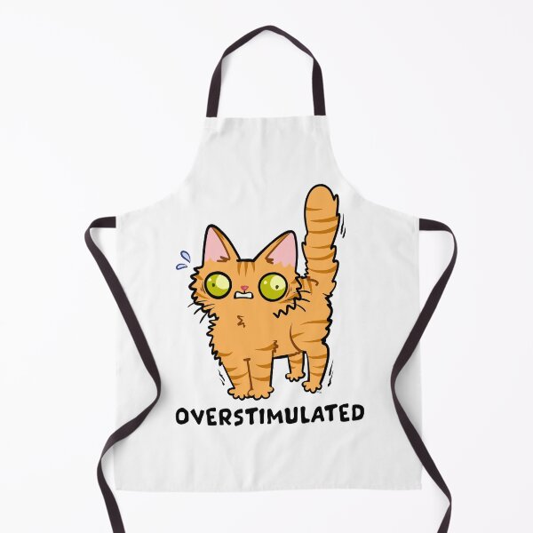 Item preview, Overstimulated - Cat designed and sold by Danni Doodles.