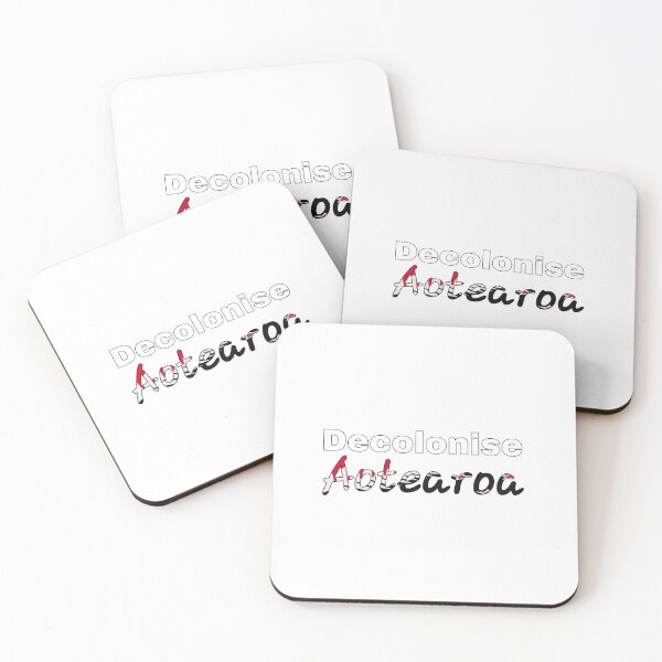 Item preview, Decolonise Aotearoa Political Word Art designed and sold by feardeargcrafts.