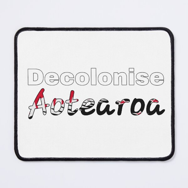 Item preview, Decolonise Aotearoa Political Word Art designed and sold by feardeargcrafts.