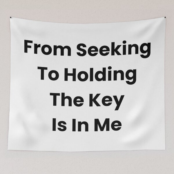 Item preview, From Seeking To Holding The Key Is In Me designed and sold by The Winning Formula™ Prints.
