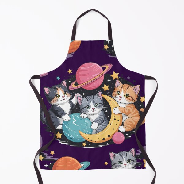 Item preview, Cosmic Cats in Space – Cute Kitten Galaxy Pattern designed and sold by WinkWild.