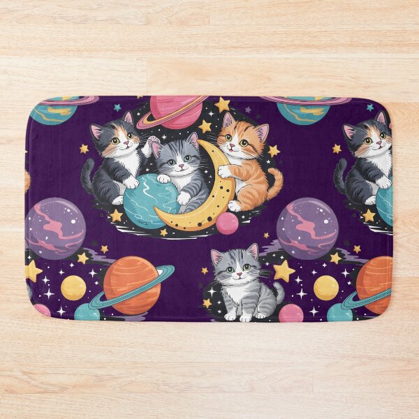 Item preview, Cosmic Cats in Space – Cute Kitten Galaxy Pattern designed and sold by WinkWild.