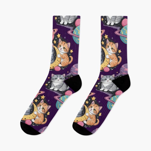 Item preview, Cosmic Cats in Space – Cute Kitten Galaxy Pattern designed and sold by WinkWild.