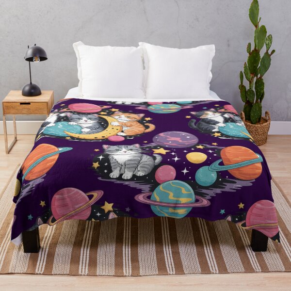 Item preview, Cosmic Cats in Space – Cute Kitten Galaxy Pattern designed and sold by WinkWild.
