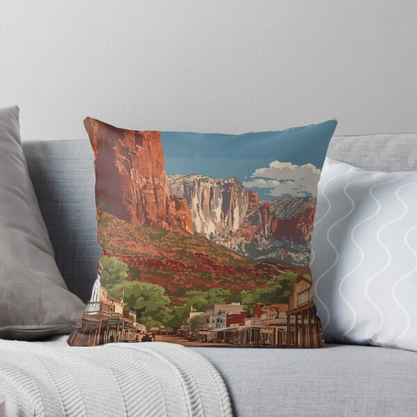 Item preview, Kanab Utah Travel Poster | Vintage Little Hollywood & Old West Town Wall Art designed and sold by TuncGK.