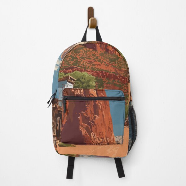 Item preview, Kanab Utah Travel Poster | Vintage Little Hollywood & Old West Town Wall Art designed and sold by TuncGK.