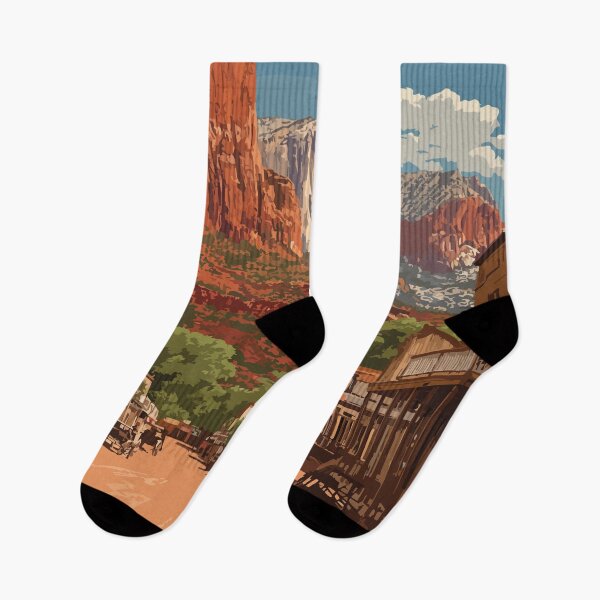 Item preview, Kanab Utah Travel Poster | Vintage Little Hollywood & Old West Town Wall Art designed and sold by TuncGK.