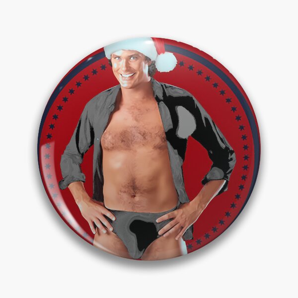Item preview, DAVID-HASSELHOFF-MERRY-CHRISTMAS designed and sold by KhalilaDuncan.