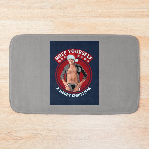 Item preview, DAVID-HASSELHOFF-MERRY-CHRISTMAS designed and sold by KhalilaDuncan.