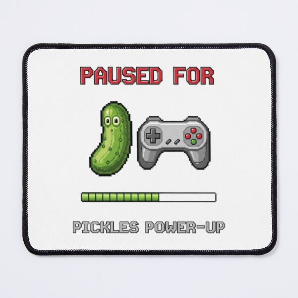 Item preview, Pickle pickles Pixel art retro gaming gamer 8 bit level up food funny prank weird foodie lover designed and sold by CheeseBlueprint.