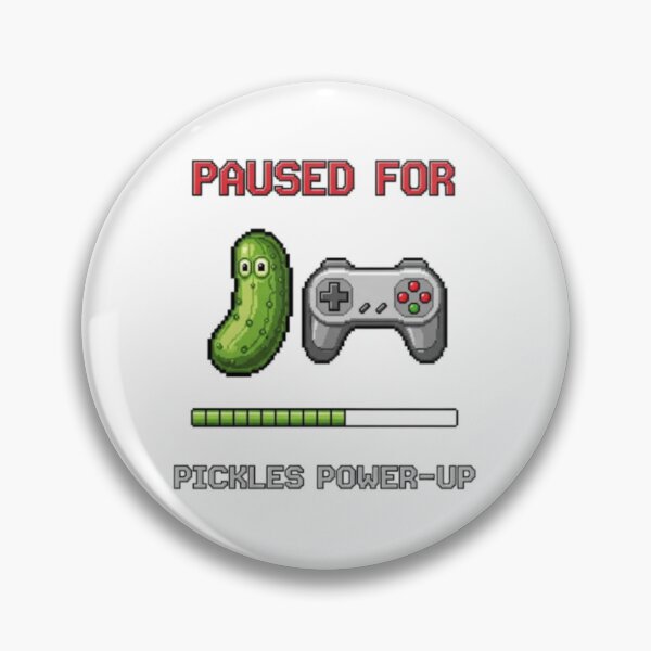 Item preview, Pickle pickles Pixel art retro gaming gamer 8 bit level up food funny prank weird foodie lover designed and sold by CheeseBlueprint.