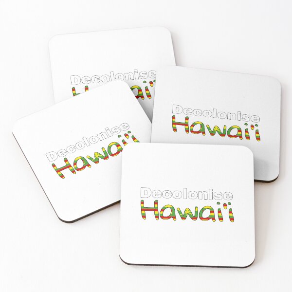 Item preview, Decolonise Hawai'i Political Word Art designed and sold by feardeargcrafts.