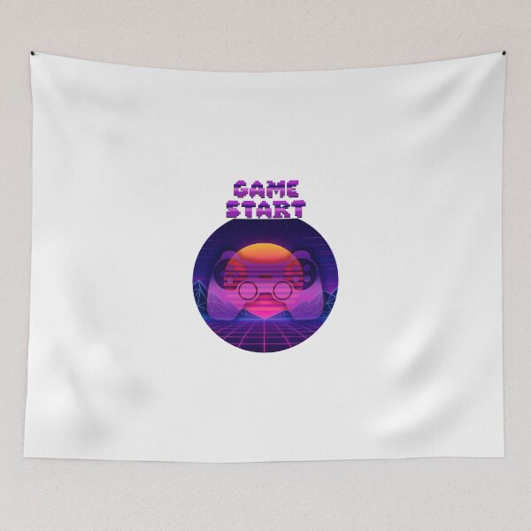 Item preview, Game Start – Retro Futuristic Gaming Vibes designed and sold by ustylelab.