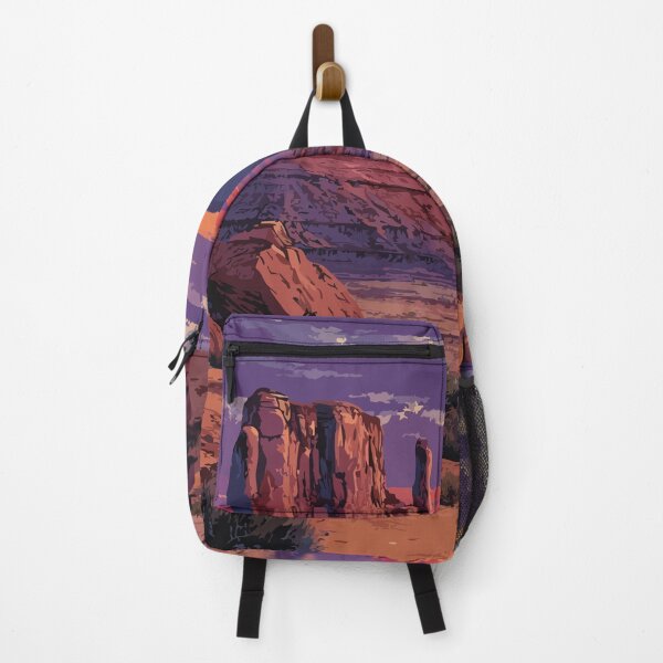 Item preview, Monument Valley Utah Travel Poster | Vintage Navajo Nation & Western Landscape Art designed and sold by TuncGK.