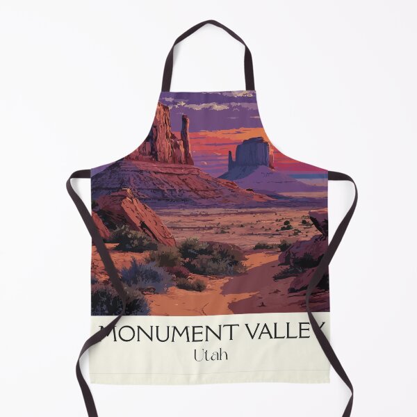 Item preview, Monument Valley Utah Travel Poster | Vintage Navajo Nation & Western Landscape Art designed and sold by TuncGK.